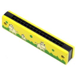 Cute Harmonica for Children, Instrument Musical, Montessori Educational Toys, Cartoon Pattern, Wind Instrument, Gift for Kids, 16 Buracos - Image 5