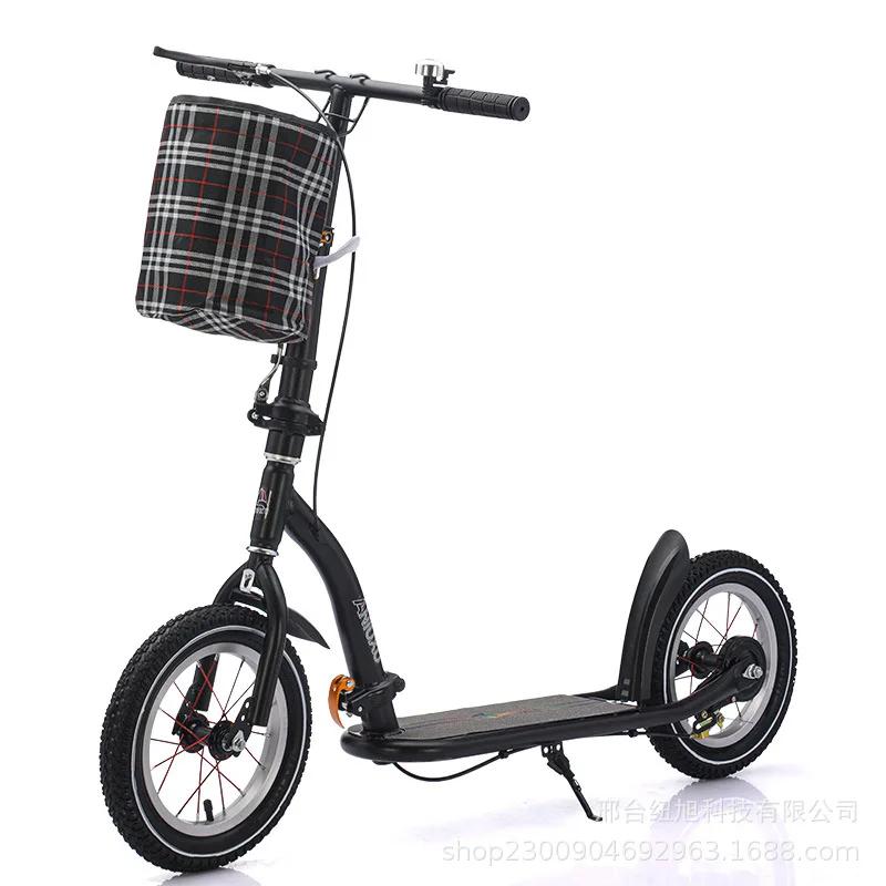 Scooter Dobrável Portátil de Duas Rodas para Adultos e Crianças