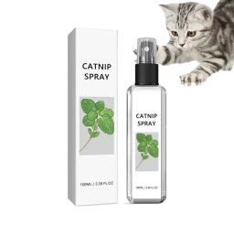Catnip Mist Calming Training Spray para gatos, líquido para cuidados com animais, planta natural, gato atrair, suprimentos para animais, 100ml - Image 1