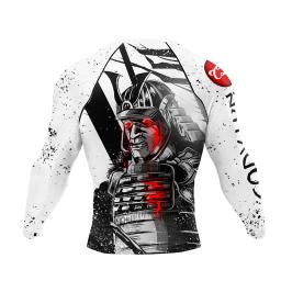 MMA boxe compressão Sportswear conjunto masculino, t-shirt e calças terno, Bjj Rashguard, Muay Thai Shorts, treino treino, novo - Image 6