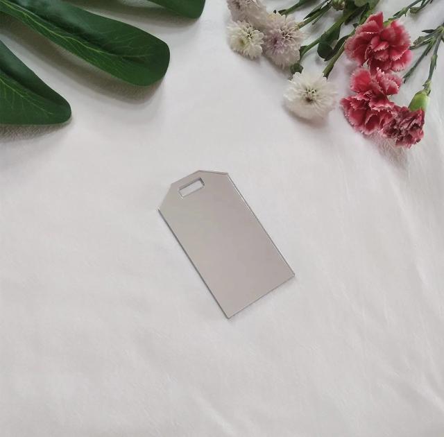 Etiquetas de Casamento em Acrílico Brilhante - Prata e Ouro Espelhado para DIY, Bagagem, Reserve Seating e Decoração de Natal - Pacotes de 10, 30, 50 e 100 Unidades