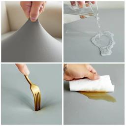 Couro do plutônio à prova dwaterproof água capa de sofá para sala de estar criança animais de estimação cor sólida sofá slipcover capa de assento lavável removível - Image 5