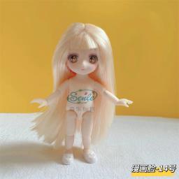 Corpo de boneca de anime para meninas, vestir, fofo, pequeno, fofo, brinquedos para crianças, 1, 8, 16cm, 23cm - Image 6