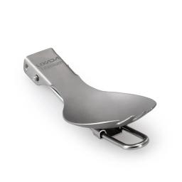 Conjuntos de utensílios de mesa de titânio pote de acampamento copo de água com tampa dobrável spork caneca ao ar livre para acampamento ao ar livre caminhadas mochila - Image 3