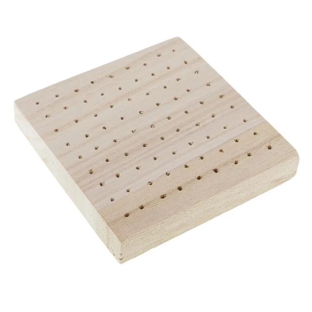Placa de Argila para Escultura DIY com Furos Redondos, Ferramentas de Modelagem e Acessórios em Madeira Cerâmica