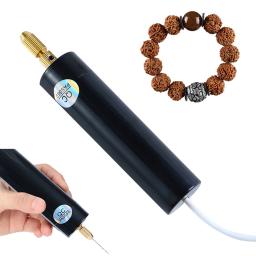 Mini Elétrica Carving Drill Pen, Ferramentas Rotativas, Caneta de Gravação com Ponta Substituível Bit, Artesanato DIY, 8500rpm - Image 2