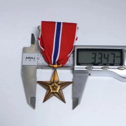Estrela De Bronze Comemorativa Americana, Medalha Militar, Estrela De Bronze, Presente Comemorativo - Image 5