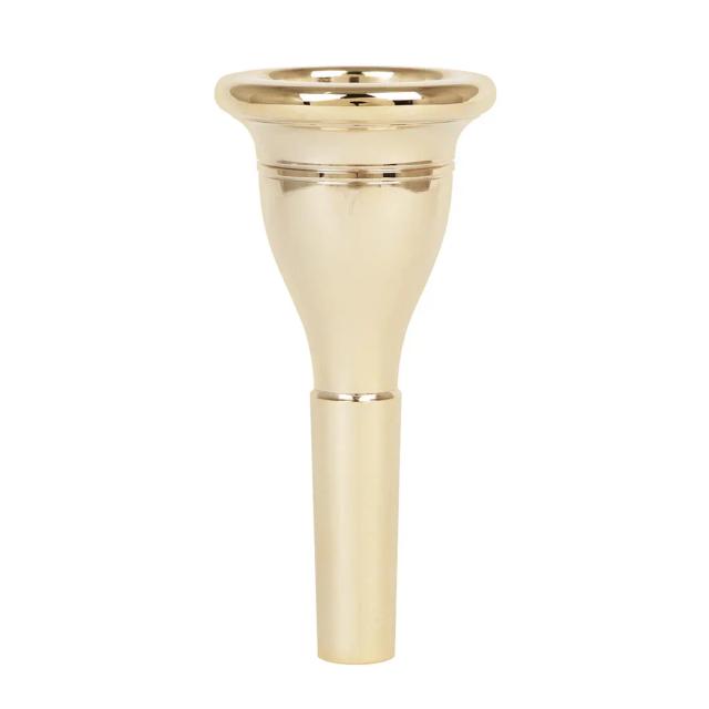 Grande Holding Horn Boquilha para Tuba Baixo - Acessórios de Latão Prateado e Dourado, 13.3mm, No. 7