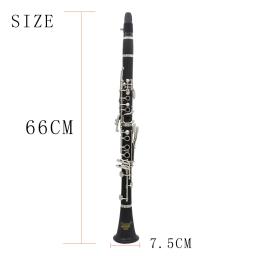 Irin clarinete bb 17 teclas 6 anéis baquelite blackwinds profissional clarinete instrumentos de sopro com saco de acessórios - Image 6