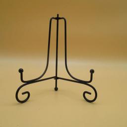 Artesanato Preto Suporte Titular Do Livro, Metal Tigela Placas, Placa Rack, Picture Art Frame, Pedestal Display Stand, Home Decor Suprimentos - Image 1