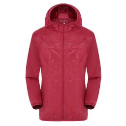 Jaqueta de chuva para acampamento, masculina e feminina, à prova d'água, proteção solar, pesca, caça, secagem rápida, corta-vento de pele com bolso - Image 5