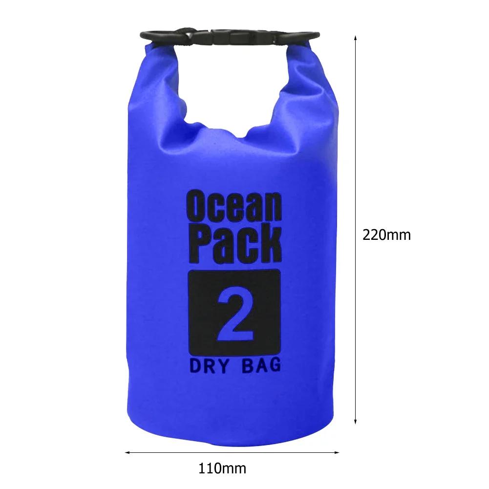 Impermeável seco Bag Pack, PVC Natação, Rafting, Caiaque, Rio Trekking, Flutuante Vela, Canoagem Water Bag, Seco Bag, 2L, 3L, 5L, 10L - Image 1