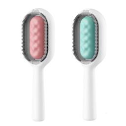 Escova dupla face de massagem mágica para animais de estimação, depilação, pente injetável de água, cuidados com a pele, beleza, cães e gatos, magia - Image 6