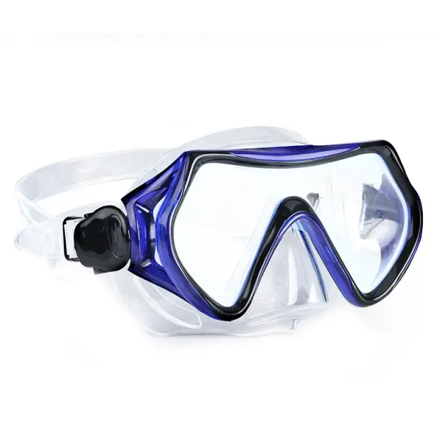 Óculos de Natação Infantil com Máscara de Mergulho Profissional de Vidro Temperado e Antiembaçante para Snorkel com Protetor Nasal