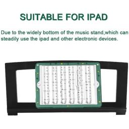 Suporte de música compatível com diversos modelos de yamaha, teclado musical, suporte para celular com 4 prendedores musicais - Image 6