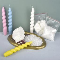 Cera De Coco Natural Cera De Abelha Branca, Presente Artesanal DIY, Aromaterapia Vela Fazendo, Matéria-prima, Vela Suprimentos, 100g, 500g, 1000g - Image 3