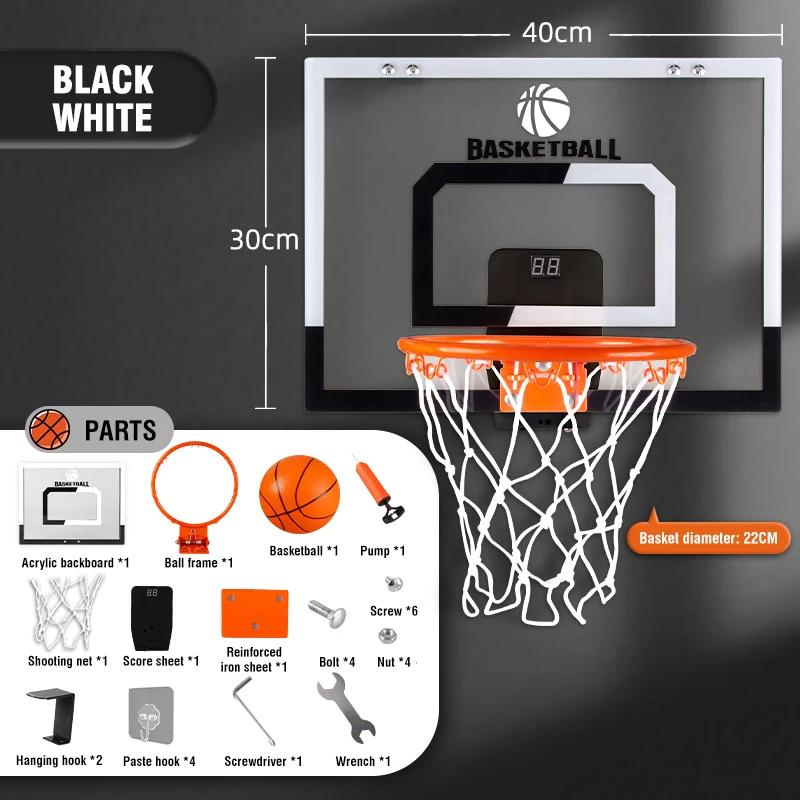 Electronic Scoring Basketball Hoop Board para crianças e adultos, porta de suspensão, tiro na parede, jogo esportivo indoor, brinquedos para exercícios domésticos - Image 1