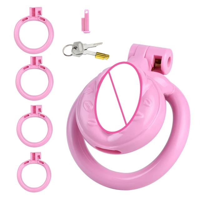 Gaiola de Castidade Masculina com 4 Anéis para Casal