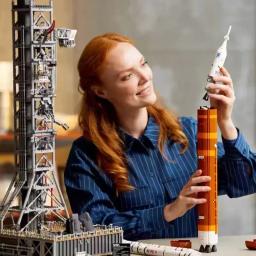 Tijolos Brinquedos para Crianças e Adultos, Icons Space Launch System Model, Building Kit, Space SLS, Presentes, 10341, 3601Pcs - Image 4