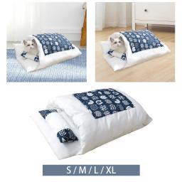 Quente Pet Sleeping Bag para gatos interiores, cama com suprimentos - Image 4