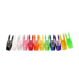 100 pçs pino de tiro com arco nocks 4.2/6.2mm seta cauda flecha nocks tiro com arco alvo caça arco e flecha acessórios - Image 1