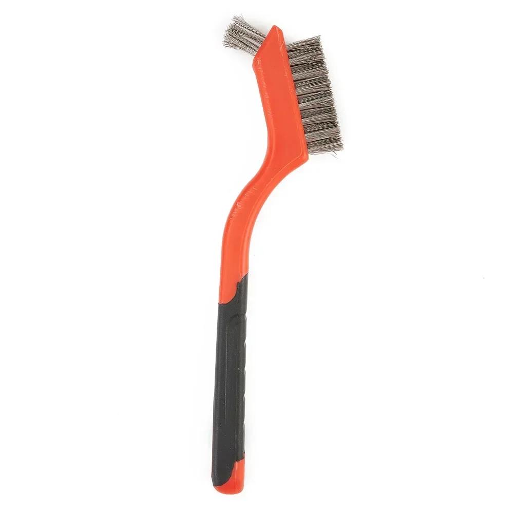 Escova De Limpeza Industrial, Latão, Nylon, Aço Inoxidável, Fio, Cerdas Duras, Escova, Removedor De Ferrugem, Limpar, Ferramentas De Polimento, 180mm - Image 1