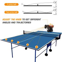 Lançador Automático De Tênis De Mesa, Máquina De Ping Pong Robô, Serve 40mm, Regulamento De Bolas De Ping Pong - Image 6