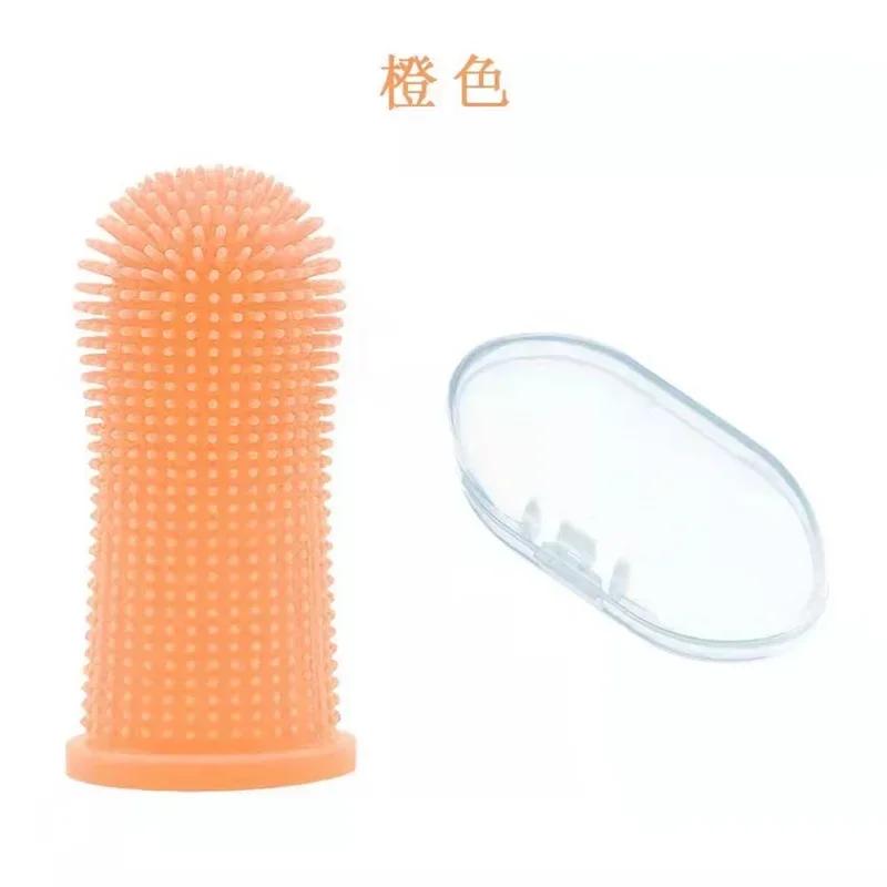 Non-Toxic Silicone Dedo Pet Toothbrush, Produtos de limpeza de dentes de cachorro, Bad Breath Care, Super macio, cão, gato - Image 1