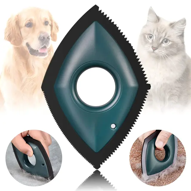 Removedor de Pelos de Animais para Sofá e Carro - Escova Eficiente para Cães e Gatos