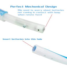 Argola esportiva brilhante de 60/70/80/90cm, anel para perder peso, 7 cores que mudam, círculo de ioga, equipamento de treino fitness para mulheres e crianças - Image 3