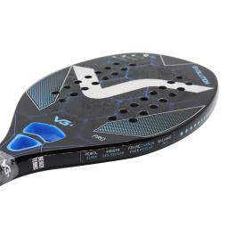 Raquete de tênis de praia kevlar/12k/carbono com superfície 3d brilhante alça antiderrapante para esportes de praia e prática com bolsa de cobertura - Image 5