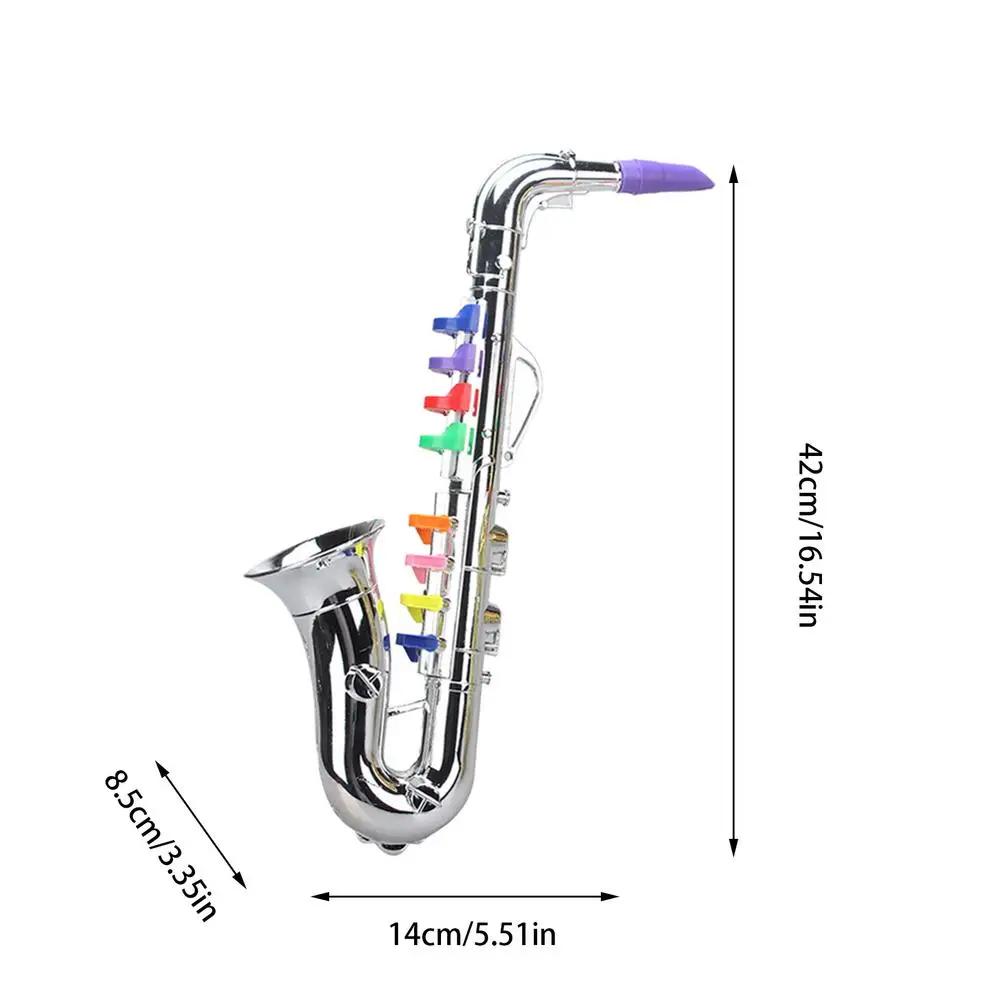 Instrumentos de saxofone para crianças, Brinquedos Educativos Multifuncionais Precoce, Simulação Musical Instrument Props - Image 1