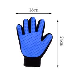 Luvas removedor de cabelo para gato e cão, luvas de limpeza, pente de massagem eficaz, escova flutuante para pet beauty, 1pc - Image 5