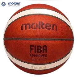 MOLTEN-Bola de basquete antiderrapante, couro PU, resistente ao desgaste, treinamento de jogo interno e externo, BG5000 oficial, original - Image 3