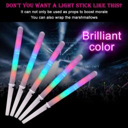 Bastões de luz LED brilhantes reutilizáveis, tubos intermitentes adereços, acender bastão colorido, bastão de festa, bastões de luz LED, A5s5, 5 pcs, 10pcs - Image 6