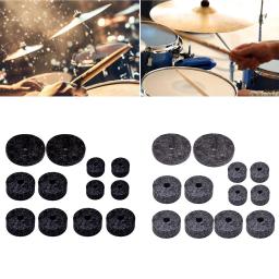 Cymbal Stand sentiu disco, percussão instrumento feltros almofadas, acessórios, 12 pcs - Image 3
