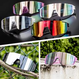 Scvcn nova moda óculos de sol das mulheres dos homens óculos de bicicleta esportes equitação óculos runing drving corrida uv400 mtb eyewear - Image 3