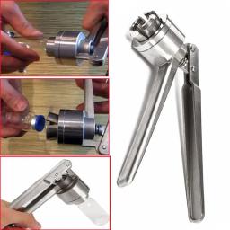 Máquina de selagem de garrafas pequenas manual, ferramenta de crimpagem, máquina tampando, aço inoxidável, equipamento de laboratório para laboratório, 13mm, 20mm, 1Pc - Image 3