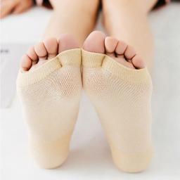 Fino boca de peixe respirável meias de algodão, Split Toe Sock, Novo Dois Dedo Mesh, EUR 35-40 - Image 4