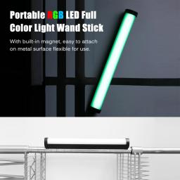 Nicefoto TC-210RGB rgb conduziu a vara portátil da varinha da luz da suficiência da cor completa 2500k-9900k brilho regulável 21 tipos efeitos especiais - Image 4