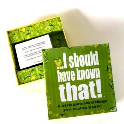 Jogo de cartas, jogo de tabuleiro verde, 110 cartas com 400 + questões sobre coisas que você deve saber, para festa familiar - Image 6