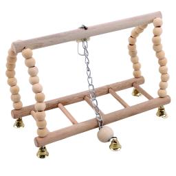 Pássaro suspensão ponte escada balanço pendurado quadro de escalada brinquedo para papagaio cor sólida pet gaiola acessórios - Image 5