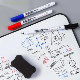 Caneta apagável impermeável apagável Whiteboard, marcador do exame do escritório, caneta apagamento seca, muito fina, 0,5mm - Image 5