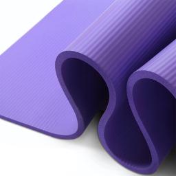 Tapete de ioga de borracha nitrílica antiderrapante 10mm grosso, Almofada portátil para dança ginástica, suporte para tablet, treinamento físico, portátil específico, Deluxe - Image 6