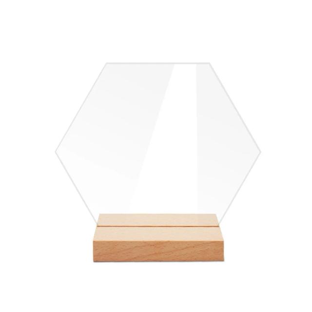 Titulares de Acrílico Claro para Cartões de Lugar de Mesa - Sinais numéricos para Casamentos e Eventos, Quadro de Exibição de Menu, Atacado - 1 Conjunto