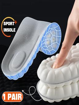 4D Sapatos de Massagem Palmilhas, Super Macio, Látex Esportes Palmilha para os Pés, Cesta Running, Arco Suporte, Inserções Ortopédicas, Unisex - Image 6