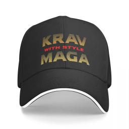 Krav Maga-Boné de beisebol para homens e mulheres, chapéu snap back, boné solar, estilo personalizado - Image 2