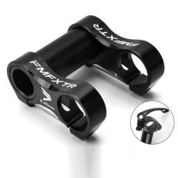 Extensão do guiador da bicicleta, liga de alumínio, ajustável, haste dupla, 25.4mm, ultra-leve, bicicleta dobrável Stem Riser - Image 1