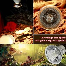Lâmpadas de aquecimento para répteis uva + uvb 3.0. 25/50/75w, lâmpadas uv e anfíbios, iluminação solar de preservação de calor para animais de estimação - Image 6
