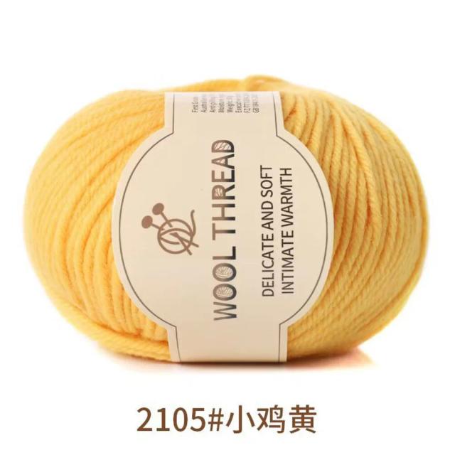 Fio de Lã Merino Médio para DIY - Lenços, Xales e Suéteres Artesanais Macios em 50g